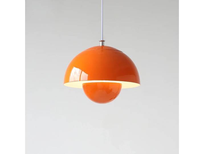 Bauhaus fleur pendentif LED lumières bourgeon médiéval lampes suspendues crème chambre salle à manger barre lumière Luminária Lustres éclairage