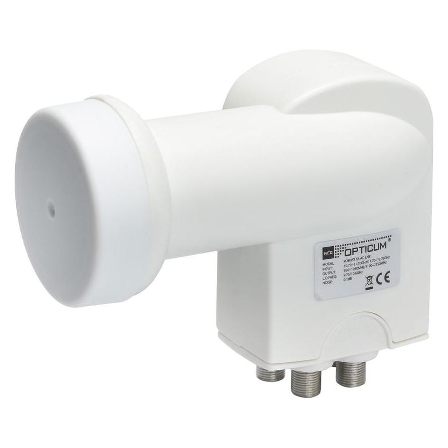 Lasmex Konwerter SAT QUAD Opticum RED ROBUST (0043) (Quad LNB, 40mm) (KON0043)