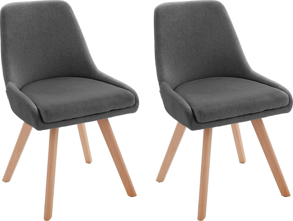 Rudi-Eetkamerstoel - Set van 2 - Antraciet