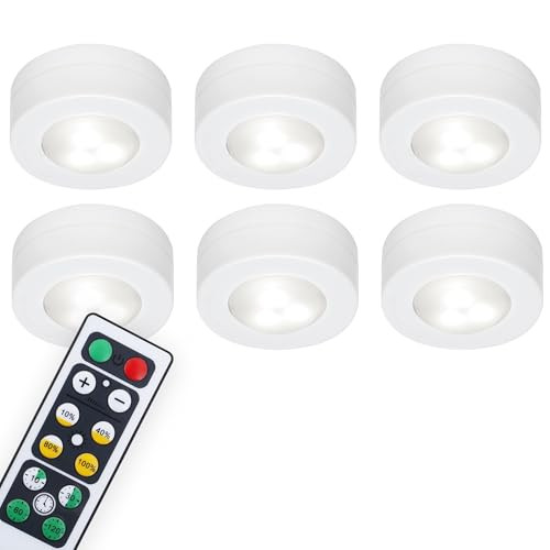 Briloner LED-onderbouwverlichting wit met afstandsbediening, dimbaar en timerfunctie