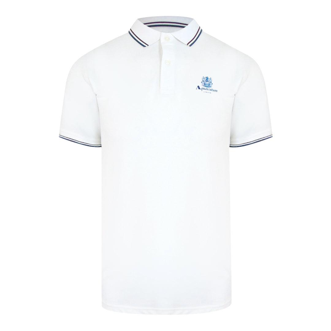 Aquascutum Active Cotton Polo Optical White