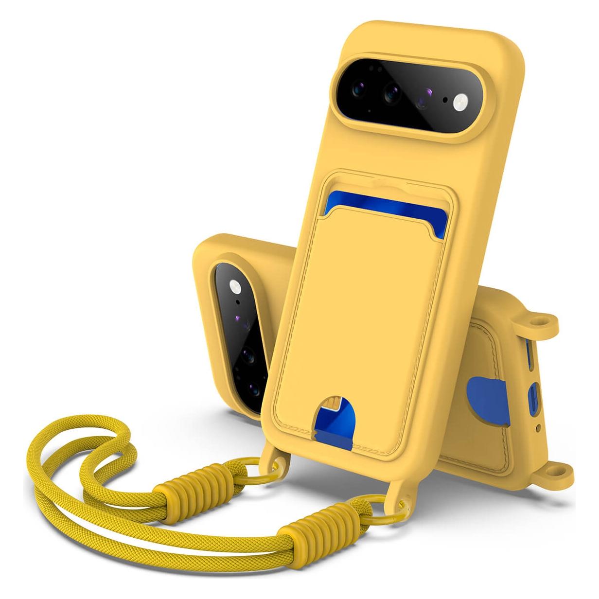 Cover-Discount Google Pixel 11 - Silikon Hülle mit Kartenhalter & Umhängeband (Google Pixel 11) (75044911)