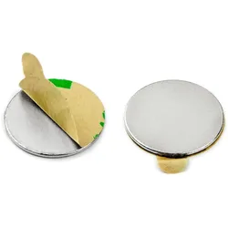 4x Supermagnete, Magnet, Scheibenmagnet selbstklebend (Folie) (10x)