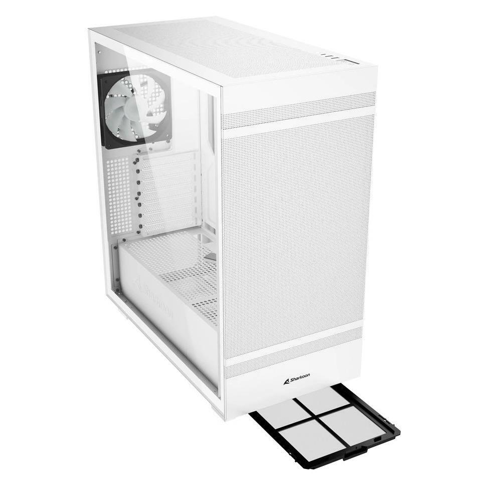 Sharkoon Rebel C50 White RGB ATX (ATX, mATX, Mini-ITX) (4044951038251)