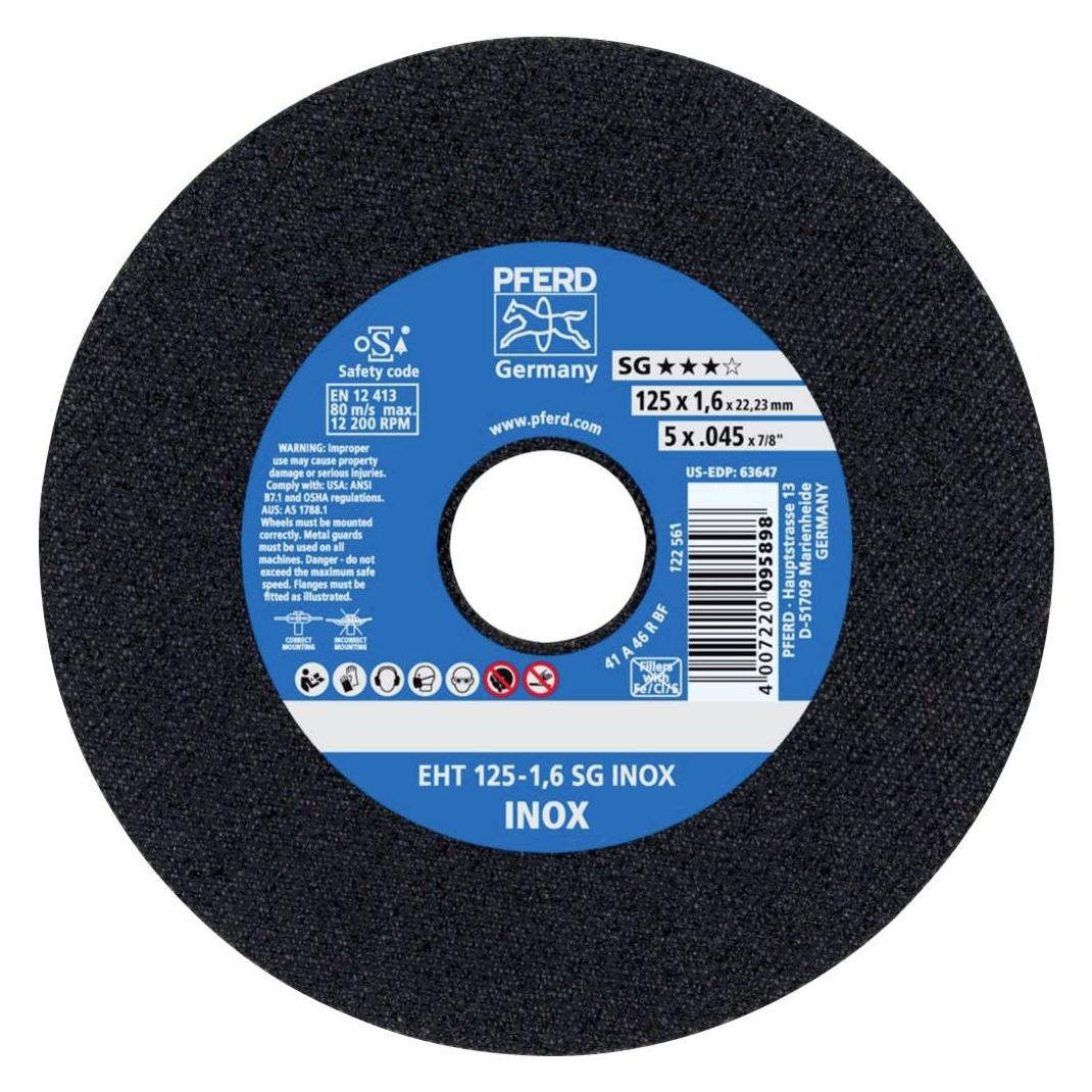 Pferd Trennscheibe EHT SG INOX (EHT 125-1,6 SG INOX)