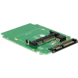 Delock Card Reader 2,5 Card Reader SATA > CFast (SATA III), Speicherkartenlesegerät, Schwarz