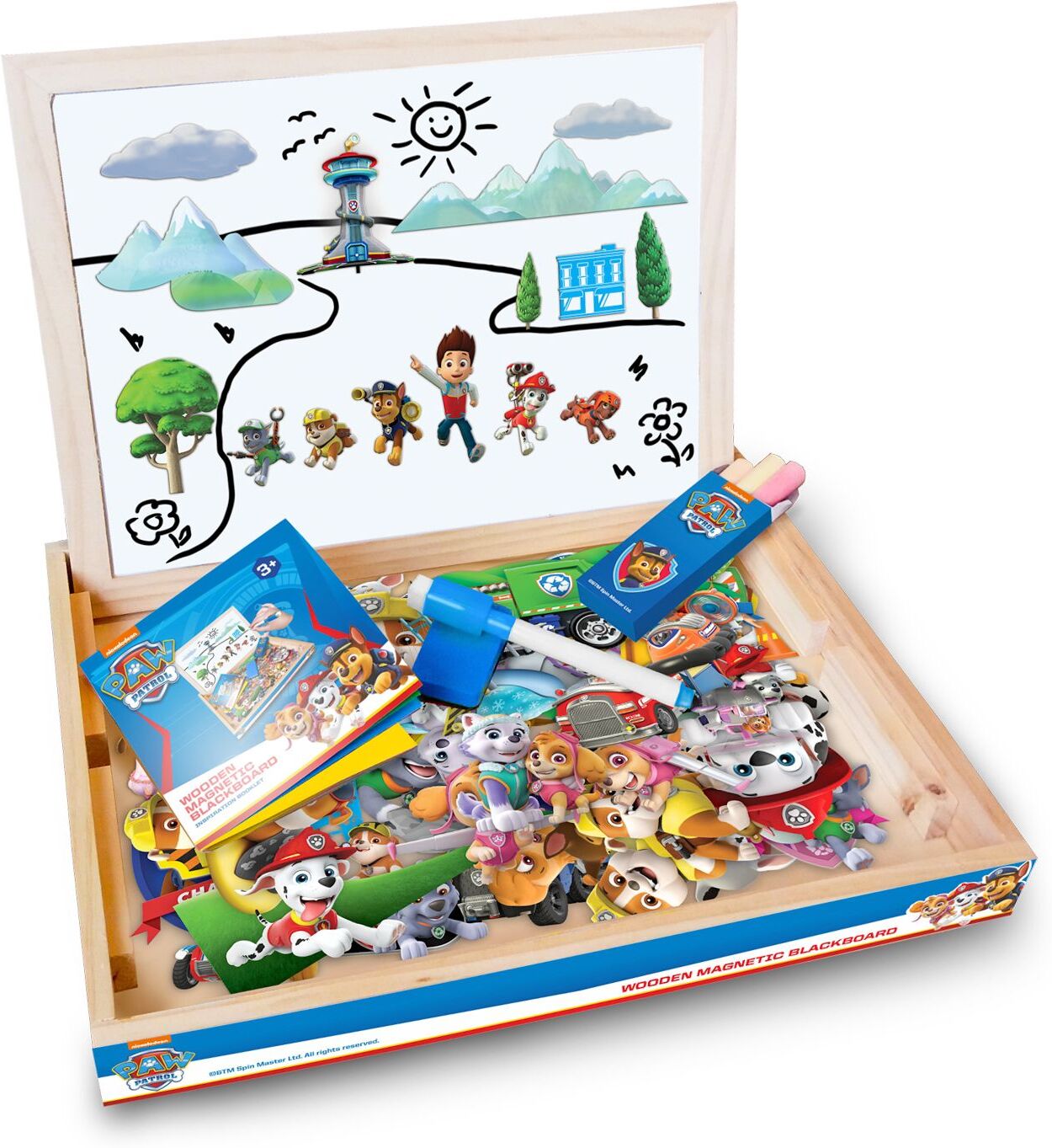 Paw Patrol - Wooden Magnetic Blackboard (32254)