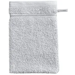 Casea Waschlappen Alicante 15 x 21 cm Baumwolle Silber