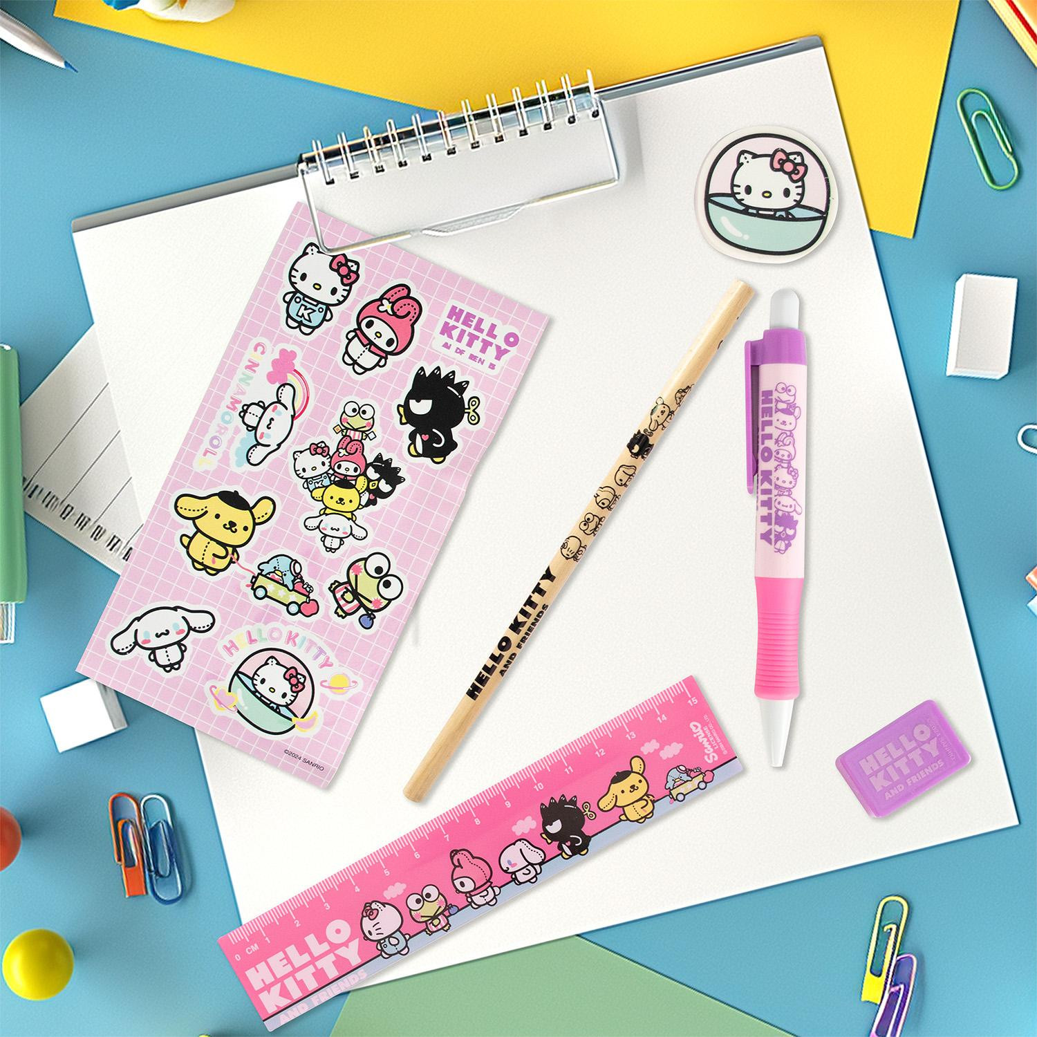 BlueSkyStudios Sanrio Hello Kitty Schreinset 6-delig