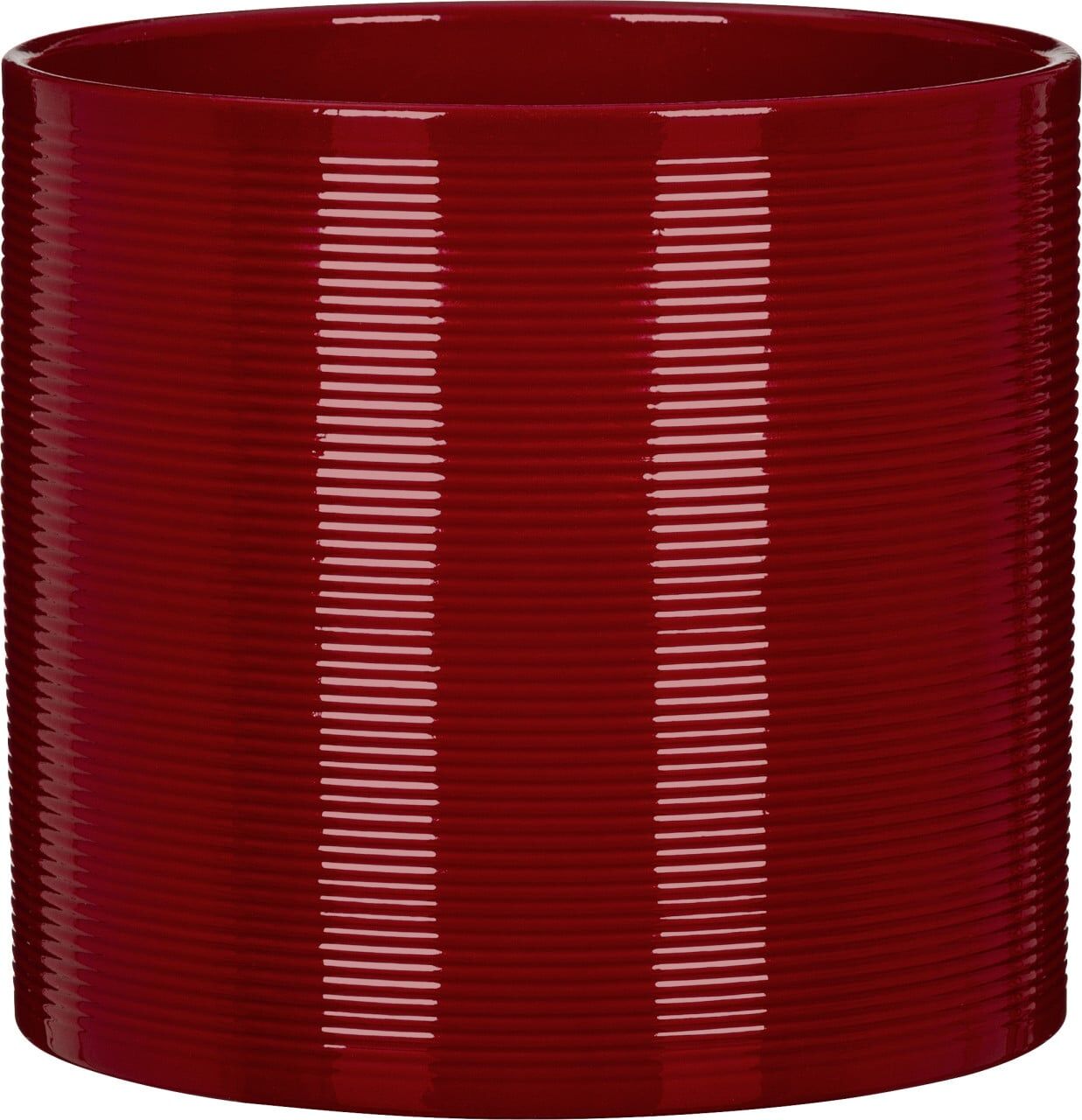 Scheurich Übertopf Serie 828 Keramik Ø 12 x 11 cm intense red