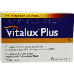 Vitalux Plus 10mg Lutein Kapseln 28 ST