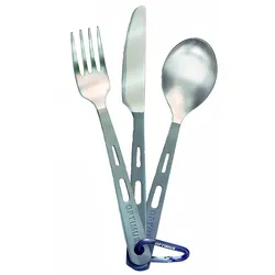 Optimus Titanium Besteck-Set 3-tlg. silber