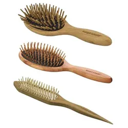 MARGOT SCHMITT® Bürstenset mit Pneumassagebürste oval, groß und klein und Toupierbürste