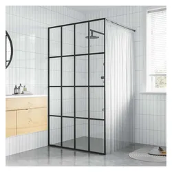 vidaXL, Duschkabine + Duschwand, Zatonor (195 cm, 100 cm, 195 cm)