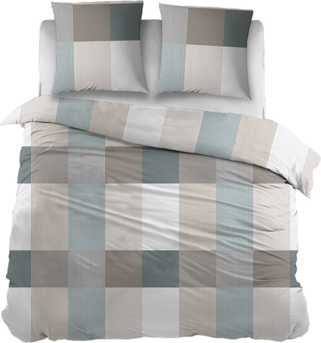 Snoozing Rudolf Dekbedovertrek Eenpersoons Green 140x220 cm