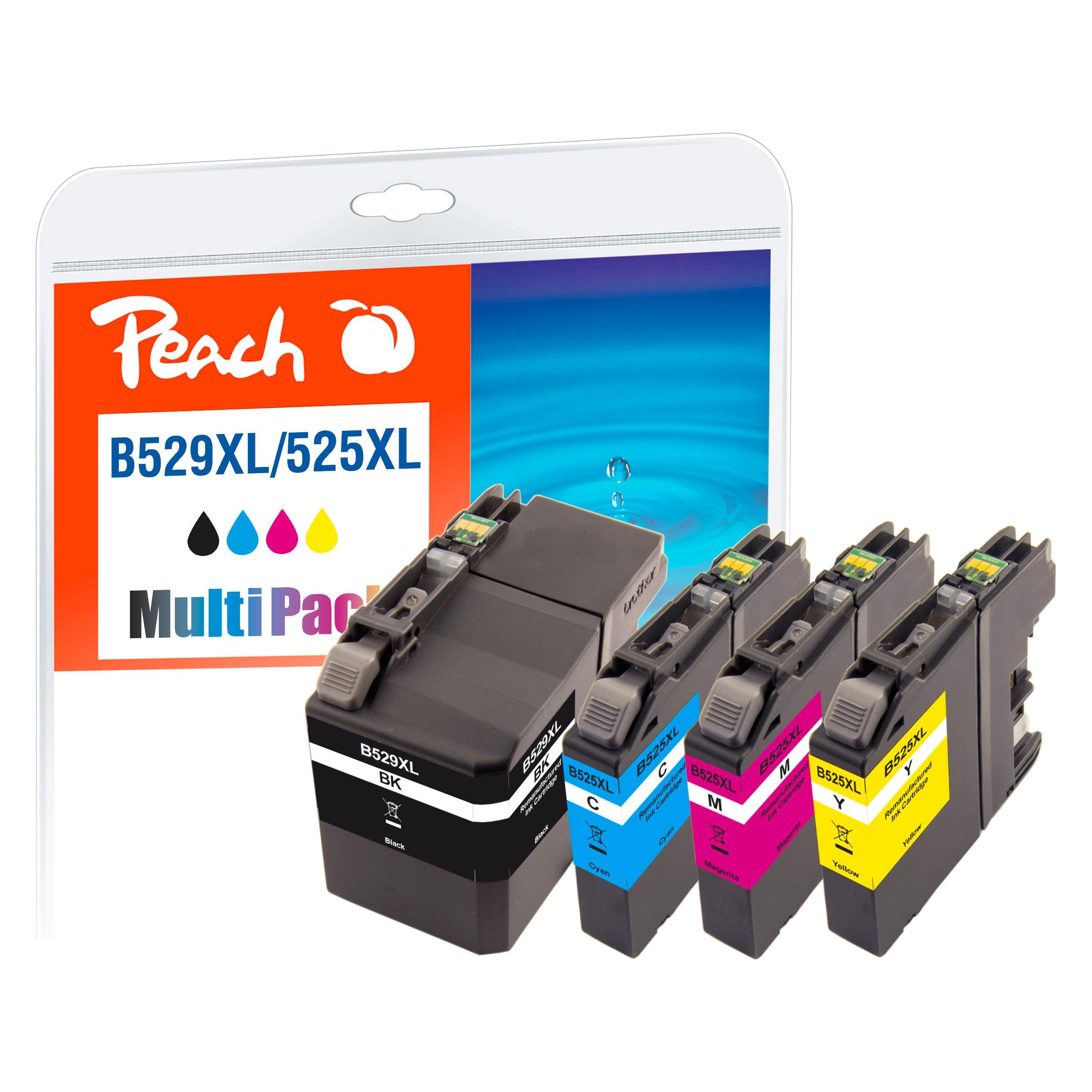 Peach Tinte Brother LC-529XL MultiPack (C, M, Y) (0F320078)