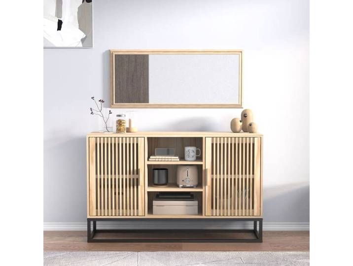 SALE 2025 Meuble bas bahut vaisselier - Buffet 105x30x65 cm - bois d'ingénierie 19 75 Kg 8821