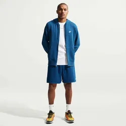 Nike CLUB FLOW French Terry SHORT COURT kurze Herren Shorts blau - L