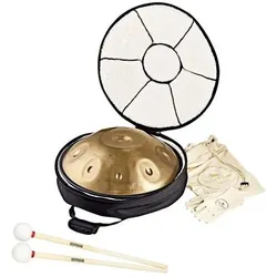 Meinl HPSTL91 Sonic Energy Handpan mit Schlägel (Handpan), Perkussion, Gold