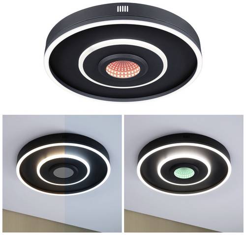 Paulmann 71039 Spaceglow LED-Deckenleuchte LED 22W Schwarz (matt)