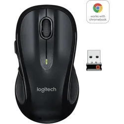 Logitech M510 (Kabellos), Maus, Schwarz