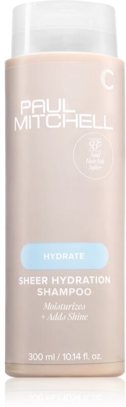 Paul Mitchell Hydrate Sheer Hydration Shampoo shampoing hydratant pour des cheveux brillants et doux 300 ml