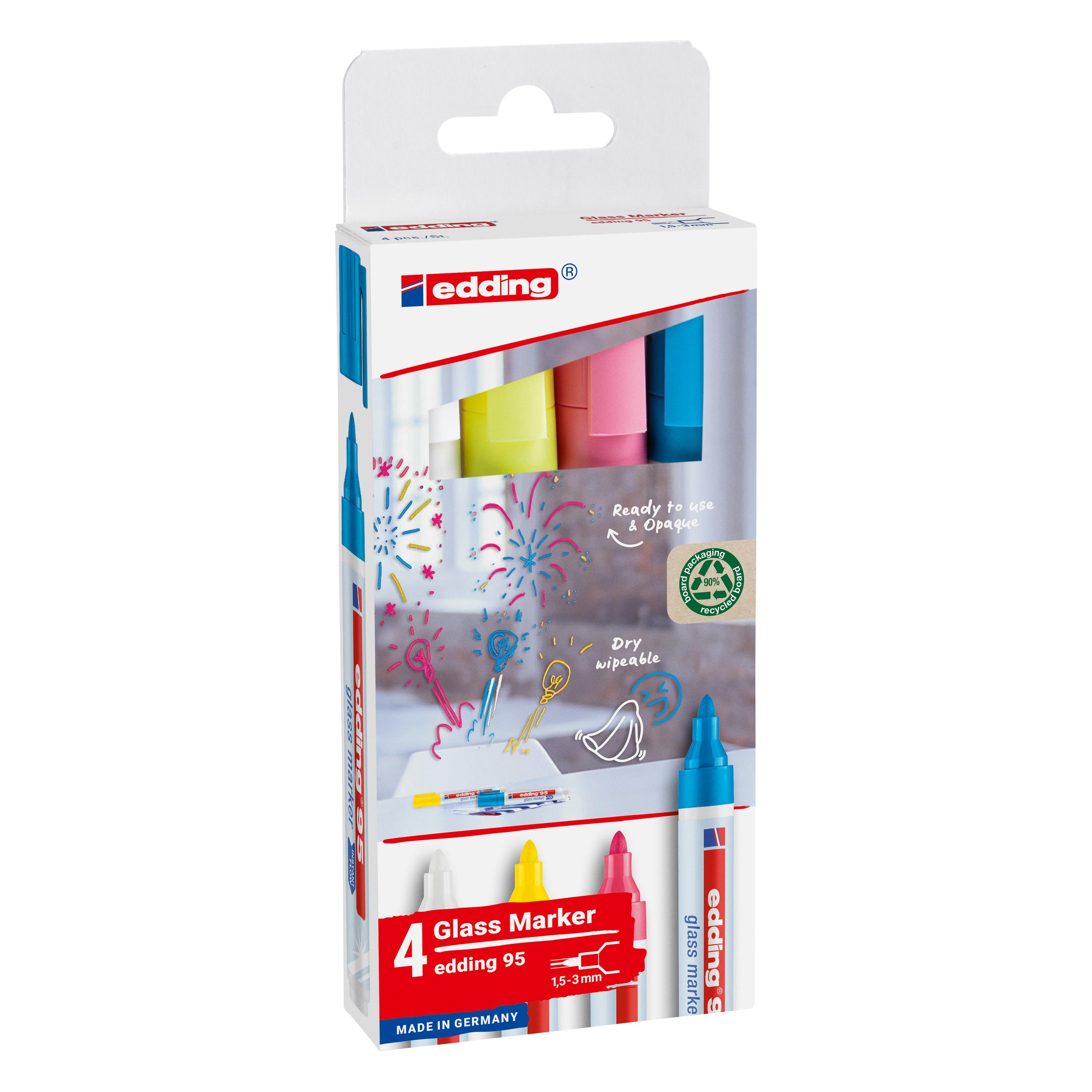 Edding Glasboard Marker 95 (4x) (4-95-4-1)