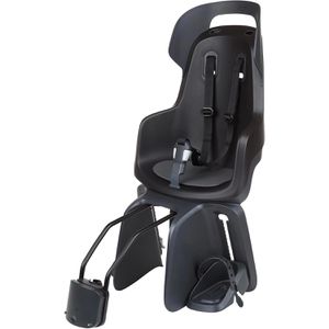 bobike Fahrrad-Kindersitz GO Maxi Reclining, 9 - 22 kg Traglast, schwarz, für Sattelrohrmontage