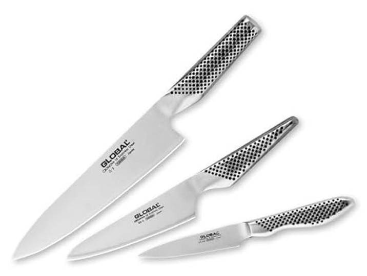 Global G-2338 Messerset 3 teilig, G-2, GS-3 und GS-38