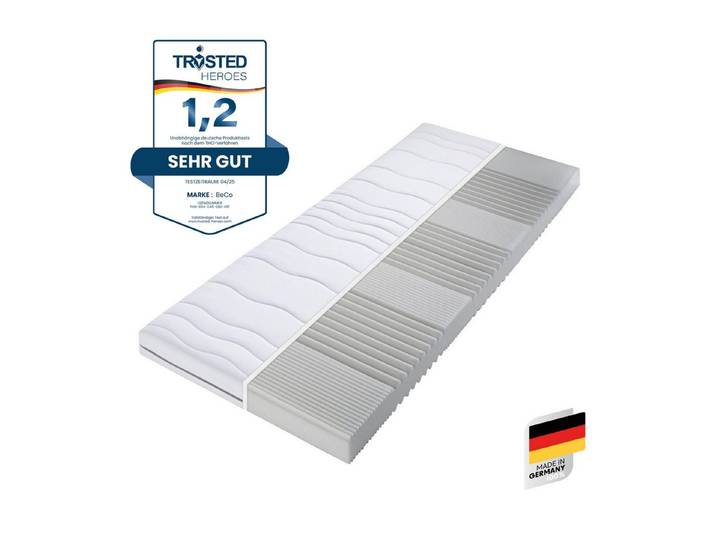 Komfortschaummatratze Matratze,7 Zonen, Komfortschaum, zwei Liegeseiten, Beco, Matratze Selection MF in zwei Höhen 14 oder 22 cm !