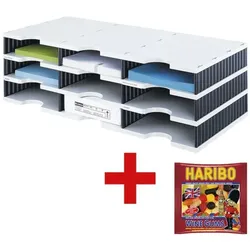Styro Sortierstation »Styrodoc« 268-0303 inkl. Fruchtgummi »Wine Gums« schwarz