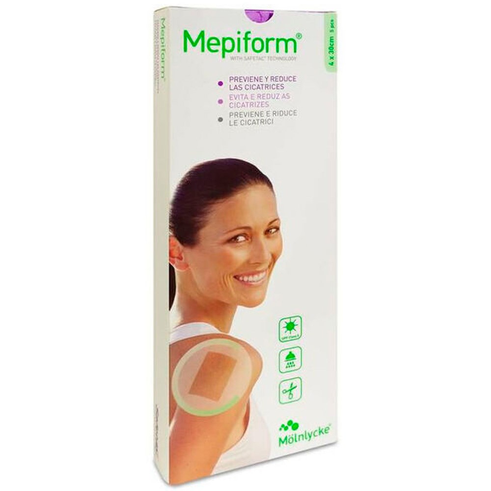 Mepiform Apósitos de silicona reductores de cicatrices 5&nbsp;un. 10cmx18cm