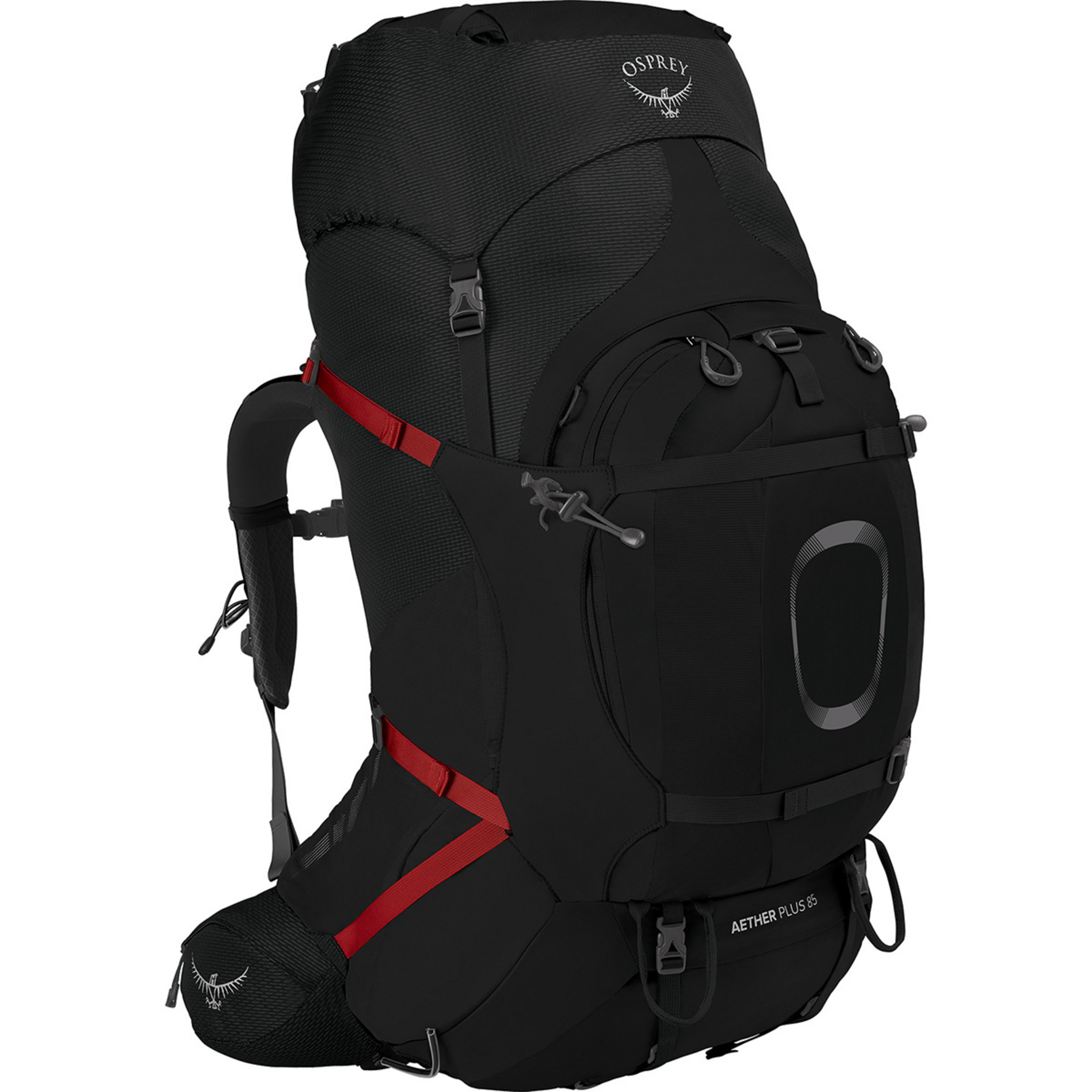 Osprey Aether Plus 85 Trekkingrucksäcke schwarz Größe 85L | S-M Trekking Wasserabweisend