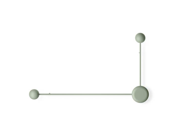 Vibia Wandlampe Pin, grün, für Wohn- / Esszimmer, Aluminium, Modern, LED Wandleuchte, Wandlampe Innen
