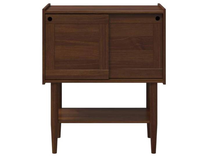 VIDAXL(3749)Table console industrielle BILBAO Caramel foncé 80 x 40 x 95 cm Meuble hall
