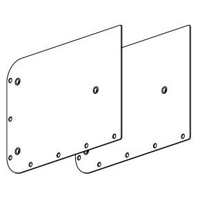 Effegibrevetti Set Montageplatten Unico/Unico Flap (60UNKITXMFXXX)