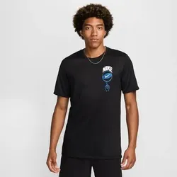 NIKE Herren Fantrikot Dri-FIT Basketball, Größe XL in Schwarz Schwarz