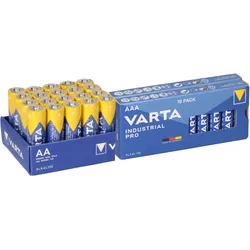 40x VARTA Industrial Pro AA + AAA – 20x Mignon LR6 + 20x Micro LR03