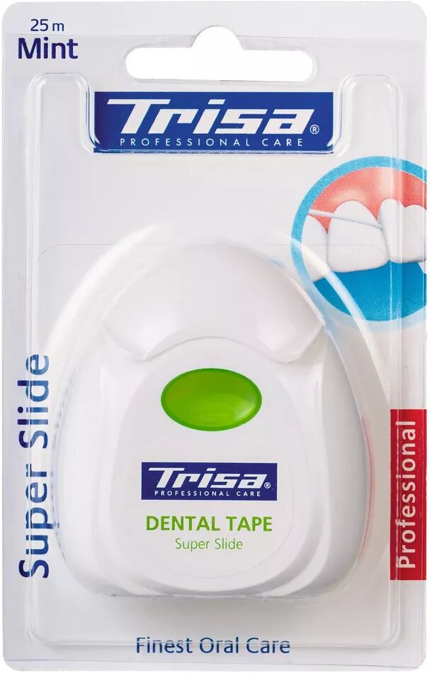 Trisa - Zahnseide Super Slide mint, 25 Meter