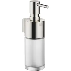 Dornbracht Spender 83435970-08 Wandmodell, Flasche aus Kristallglas, matt, Platin