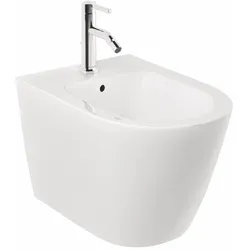 Kludi-RESA R Wand-Bidet 52 cm, Mattschwarz, verdeckte Befestigungen