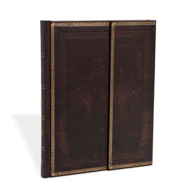 Hardcover Notizbuch Schwarzes Marokkoleder, Ultra, Unliniert, Gebundene Ausgabe von Paperblanks, Paperblanks, 978-1-55156-844-7