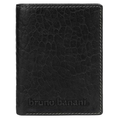 Geldbörse BRUNO BANANI "BRUNO BANANI Herren, Damen echt Leder", Damen, schwarz, Leder, Kleinlederwaren, echt Leder