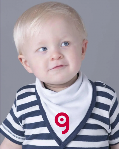 Bavaglino Bandana Cotone Bio Primi Anni – Morbido e Assorbente Personalizzate o neutre BabyBugz