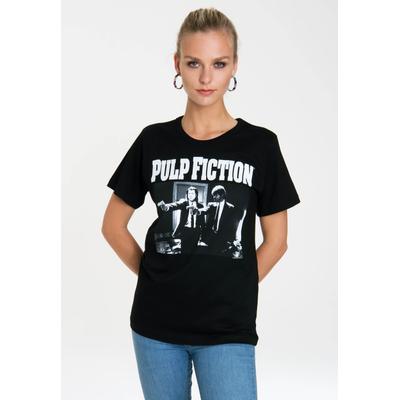 T-Shirt LOGOSHIRT "Pulp Fiction", Damen, Gr. M, schwarz, 100% Baumwolle, bedruckt, normal, Rundhals, Shirts T-Shirt, mit lizenziertem Originaldesign