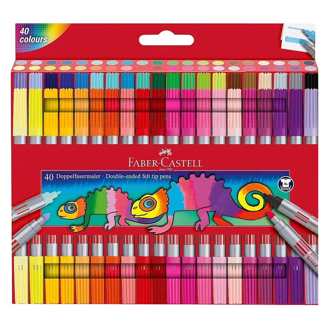 Faber-Castell Doppelfasermaler (40x) (151140)