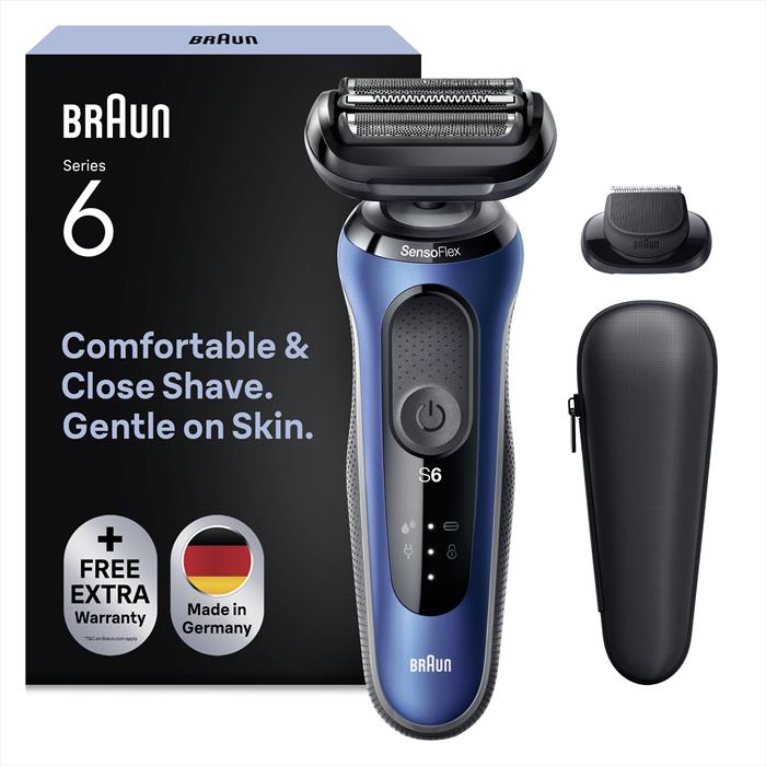 Braun Rasoio Series 6 61-b1200s-blu