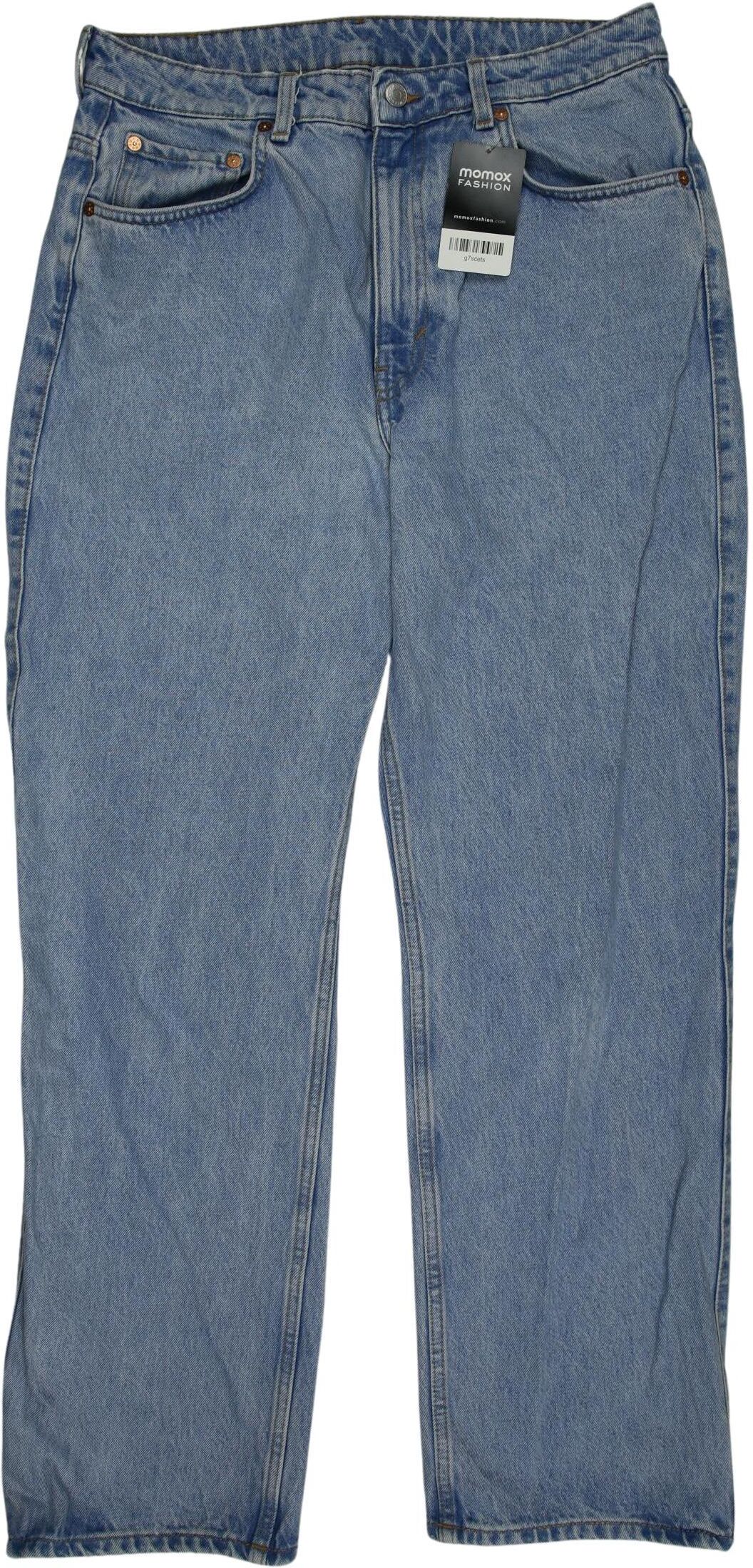 Weekday Damen Jeans, Blau, Gr. W33, Baumwolle - Second Hand