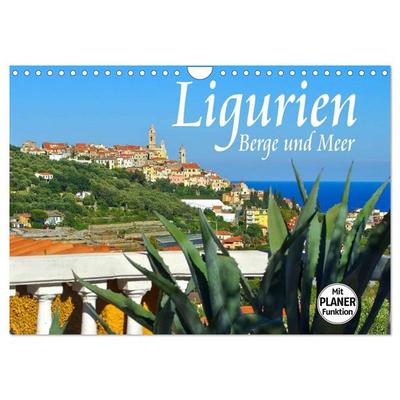 Ligurien - Berge und Meer (Wandkalender 2026 DIN A4 quer), CALVENDO Monatskalender