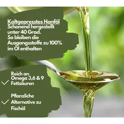 EXVital® Hanföl Kapseln, hochdosiert, 365 Kapseln